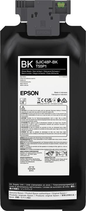 Produktbild Epson Tinte schwarz gloss f. C8000e