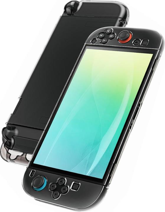 Amazingthing PlayShield Bare Case für Nintendo Switch 2, transparent/schwarz (Switch 2)