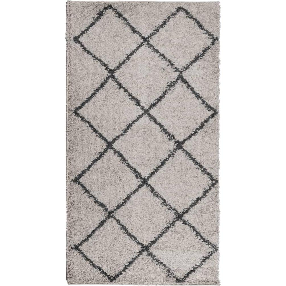 VidaXL, Teppich, Teppich Shaggy Hochflor Modern (110 x 60 cm)