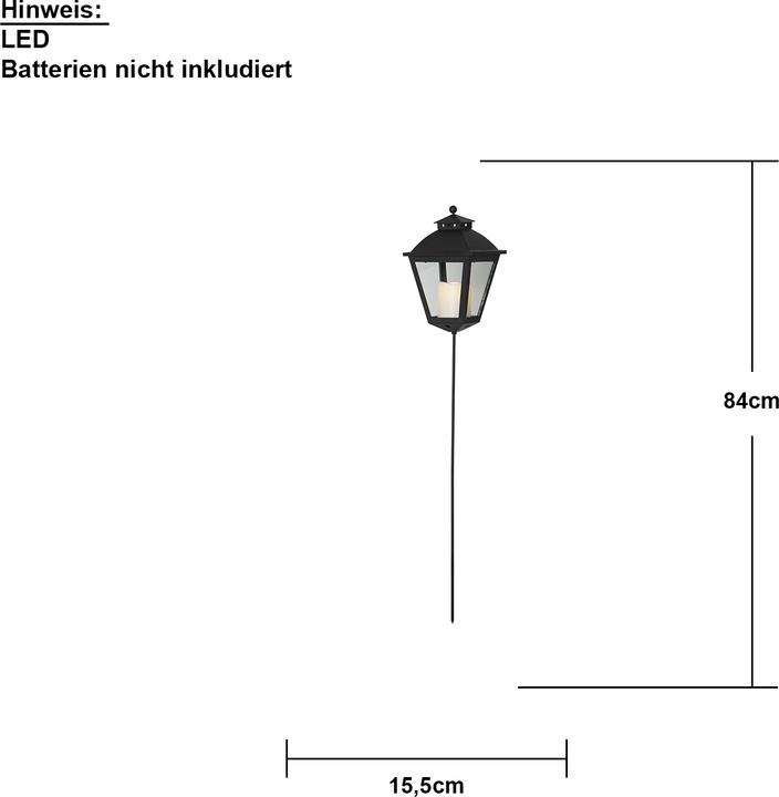 Nutritional values and ingredients Star Trading LED Grave Light Serene (1x)