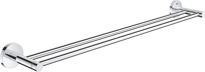 Image du produit Grohe Start QuickFix Porte-serviettes double, 654mm, adhésif, chromé