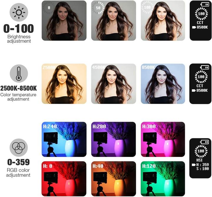 Produktbild Pixel G1s RGB LED Videoleuchte