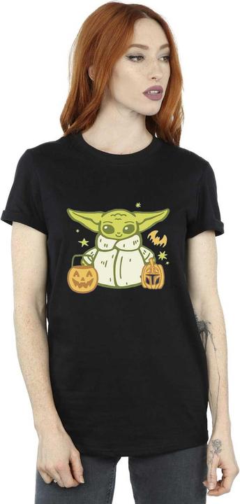 Immagine prodotto Star Wars Trick Or Treat Maglietta Ampia Grogu Donna (4XL)