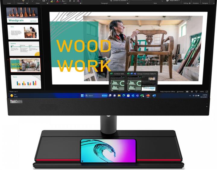 Image du produit Lenovo ThinkCentre M90a Gen 5 (512 Go, 16 Go, Intel Core i5-14500, UHD Graphics 770)