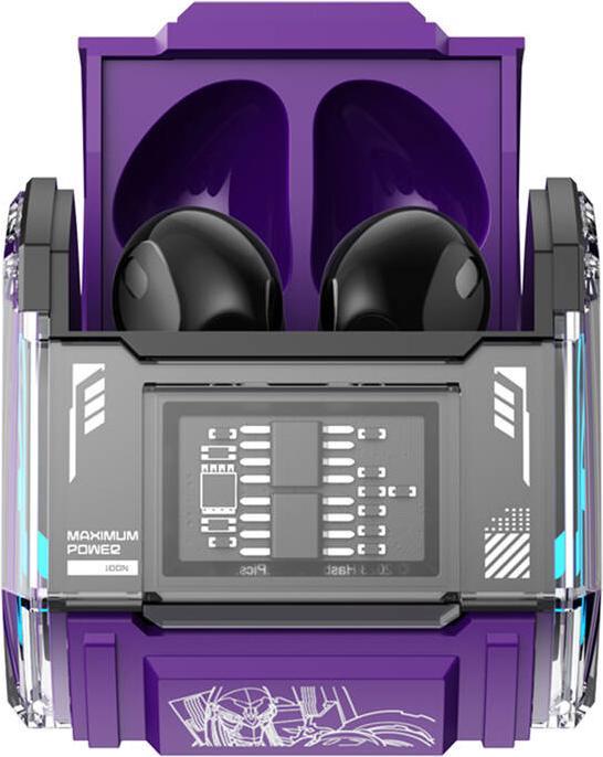 Immagine prodotto Transformers Cuffie TWS MG-C03 (viola) (DNC, 5 h, Senza fili)
