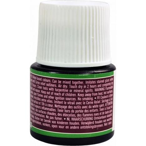 Thumbnail - Pebeo, Künstlerfarbe + Bastelfarbe, Vitrail Transparentfarben (Rotviolett, 45 ml)