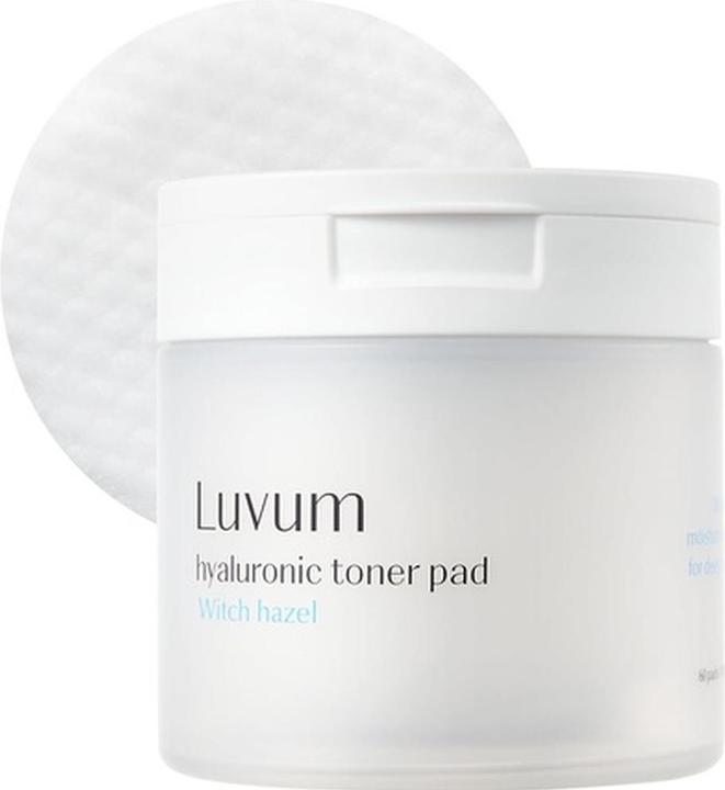Luvum Witch Hazel Hyaluronic Toner Pads (Cleansing mousse)