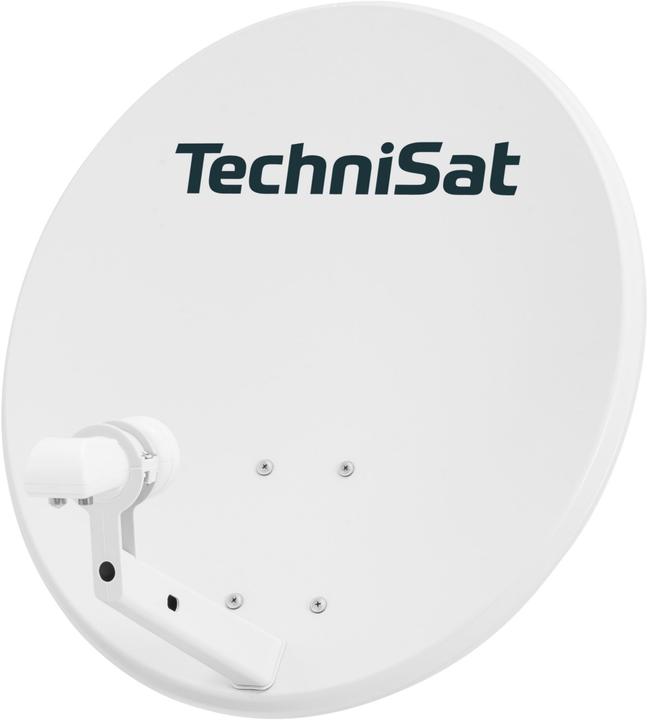 Produktbild TechniSat TECHNITENNE 60, lichtgrau inkl. Halter, Twin LNB, 2x10m Kabel (Parabolantenne, DVB-S / -S2)