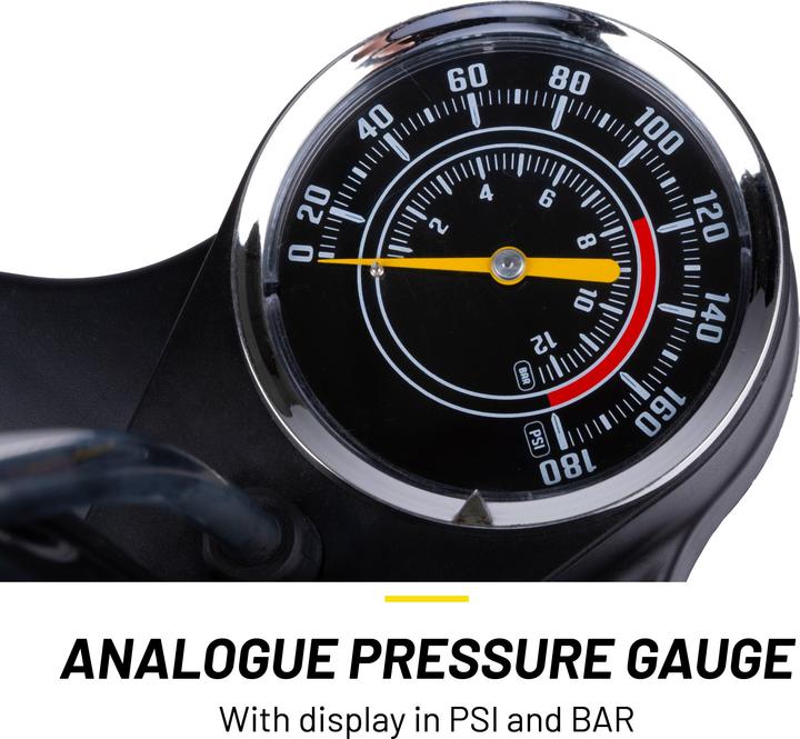 Produktbild Dunlop Standluftpumpe mit Druckanzeige