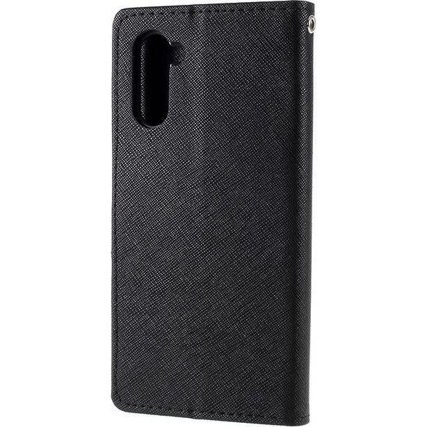 Thumbnail - Goospery Fancy Diary Series (Samsung Galaxy Note 10), Smartphone Hülle, Schwarz