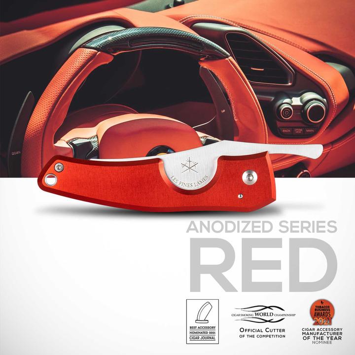 Immagine prodotto Les Fines Lames Cigar coltello Le Petit anodizzato rosso