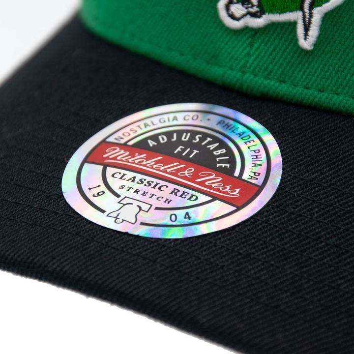 Produktbild Mitchell & Ness M&N Stretch Snapback Classic Red Cap - Boston Celtics (One Size)