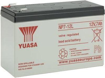 Actual product image Panasonic Battery per UPS - YUASA NP7-12L (/faston F2)