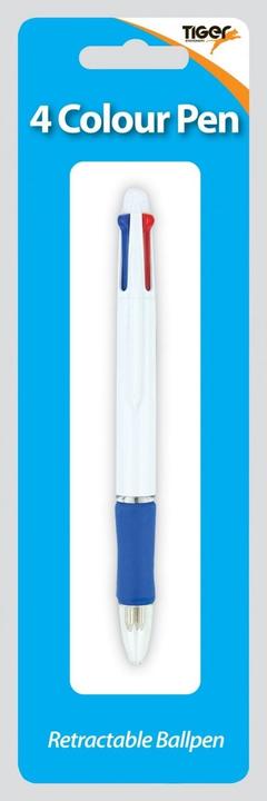 Produktbild Tiger Stationery Druckkugelschreiber (Blau, Weiss)