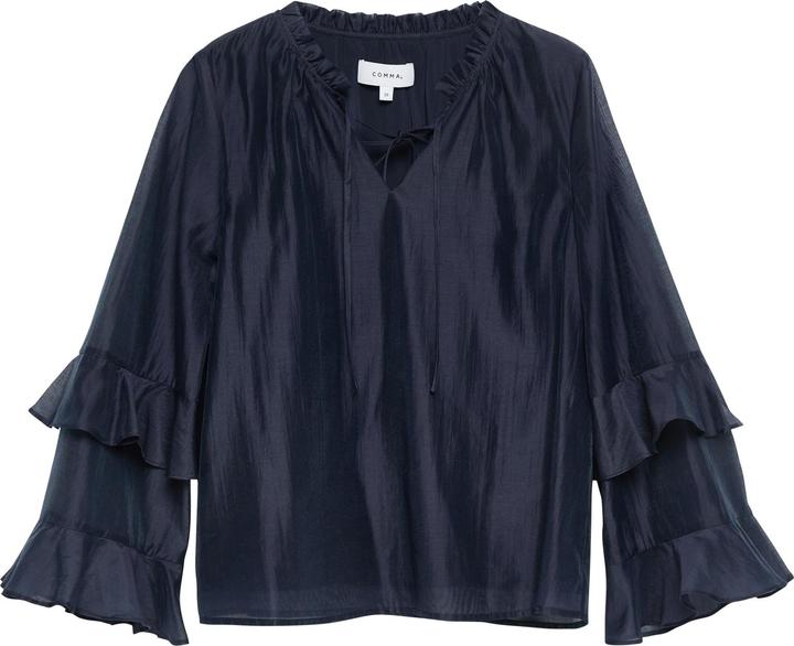 Immagine prodotto Comma Bluse Feminine Lyocell-Voile-Bluse mit Trompetenärmeln (34)