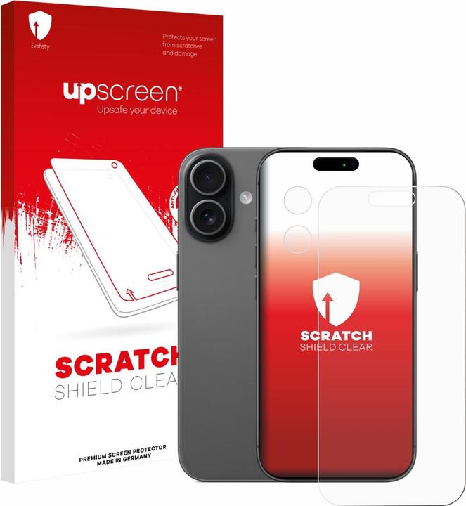 Actual product image upscreen Scratch Shield Protector (1 pcs., Apple iPhone 17)