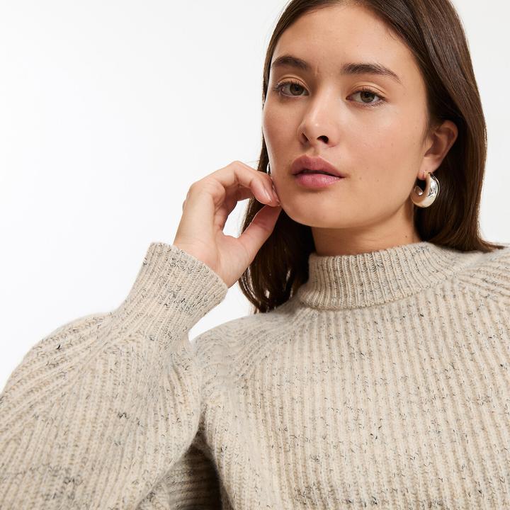 Produktbild La Redoute Collections Grobstrickpullover mit rundem Ausschnitt (XXL)