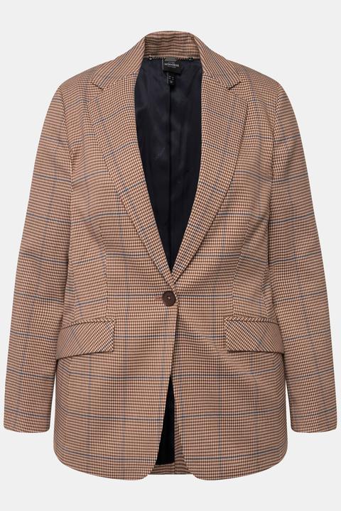 Actual product image Ulla Popken Houndstooth Blazer (46)