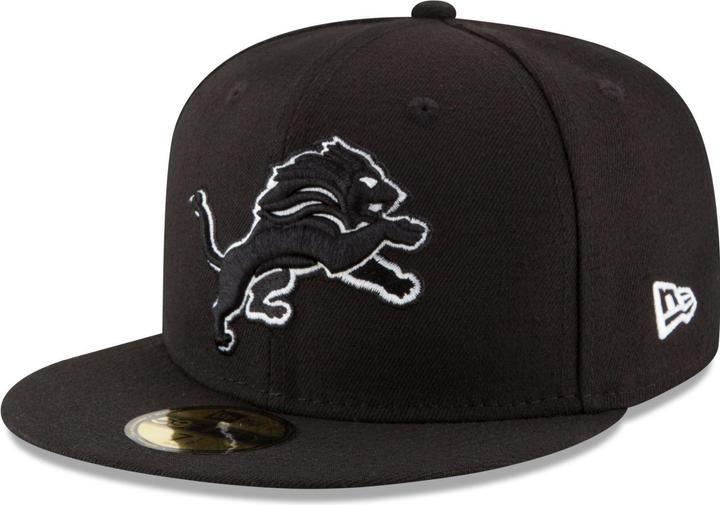 Produktbild New Era 59Fifty Fitted Cap - BLACK Detroit Lions - 7 1/4 (7 1/4)