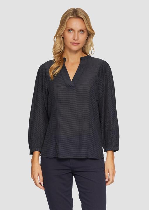 Produktbild s.Oliver Bluse Transparente Bluse mit Strukturmuster (38)