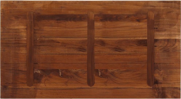 Immagine prodotto VidaXL Piano del tavolo Tavolo da pranzo in legno tavolo da caffè 100x60x1.5cm in legno massiccio di (100 x 60 x 1,5 cm)
