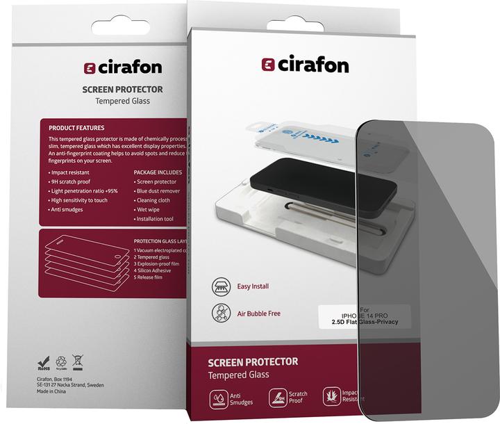 Cirafon CG-TG-APL-IP14P-P (1 Stück, Apple iPhone 14 Pro)