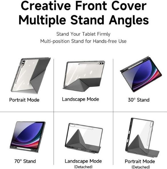 Energy Label Dux Ducis Magi Series Bookover (Galaxy Tab S9+, Galaxy Tab S9 FE+)