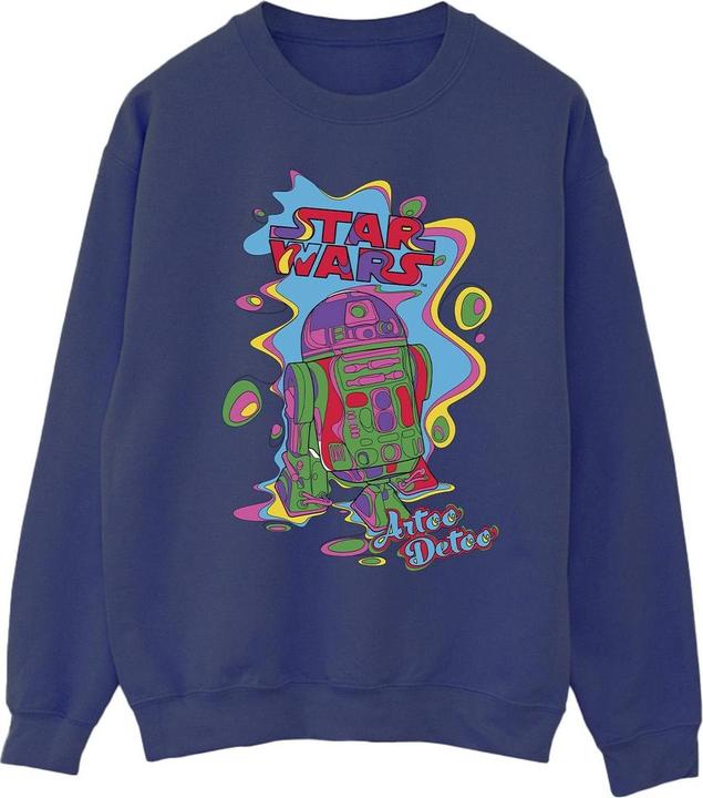 Actual product image Star Wars Mens R2D2 Pop Art Sweatshirt (XL)