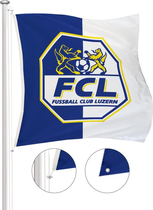 Image du produit Keller Fahnen Sportfahne FC Luzern official Superflag® 150x150 cm