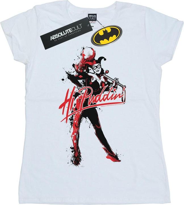 Immagine prodotto Maglietta in cotone Femme/Les femmes Harley Quinn Hi Puddin (XXL)