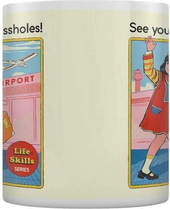 Immagine prodotto Steven Rhodes Tazza da caffè See You Later Assholes (325 ml, 1 x)