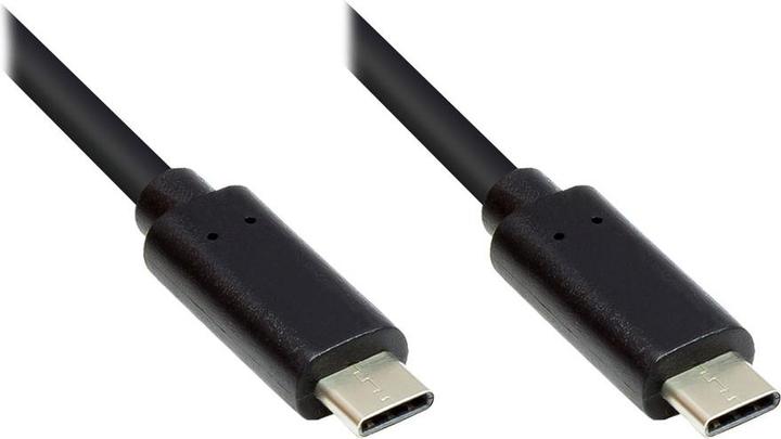 Actual product image Good Connections Charging and data cable USB 3.1 (Gen.1), USB-C™ connector on both sides, CU, black, 0.5m, ® (0.50 m, USB 3.1)