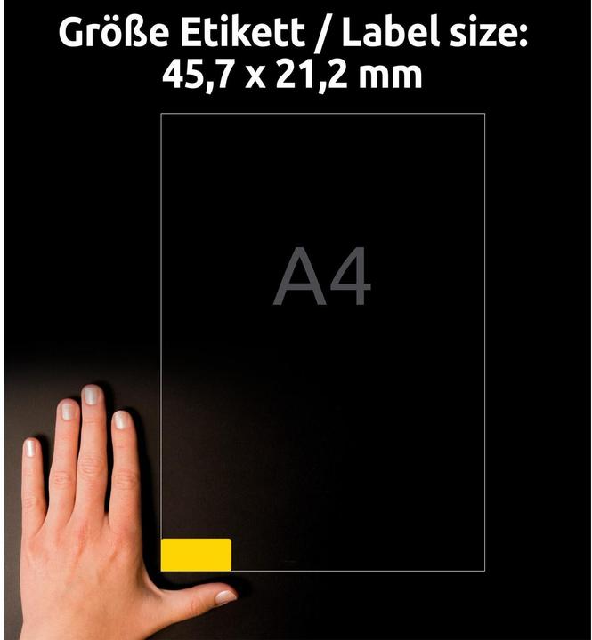 Immagine prodotto Avery Etichette di colore chiaro, ablösbar