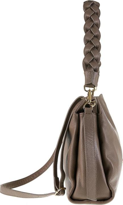 Actual product image Pierre Cardin Damen Schultertasche Made In Italy - Modell Aurelia Elite - 100% Leder - 30.0 X 25.0 X 12.0 Cm