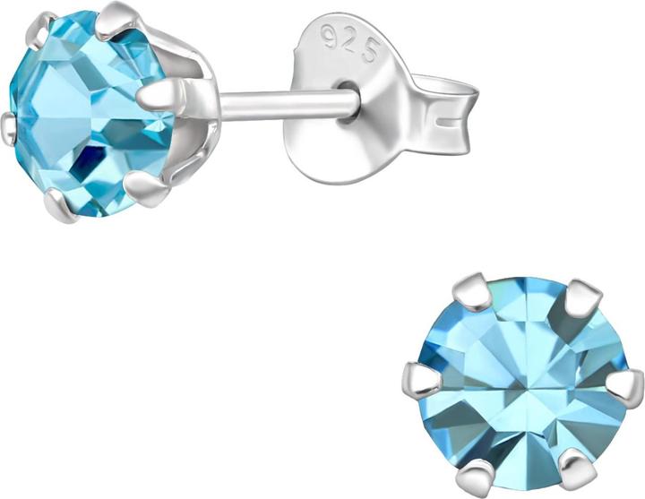 Immagine prodotto Maxte Silberne Runde 5 mm mit Kristallen (Argento, Argento 925)