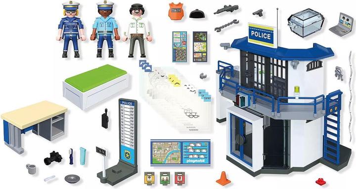 Actual product image Playmobil Police station with search room (71874, Playmobil City Action)