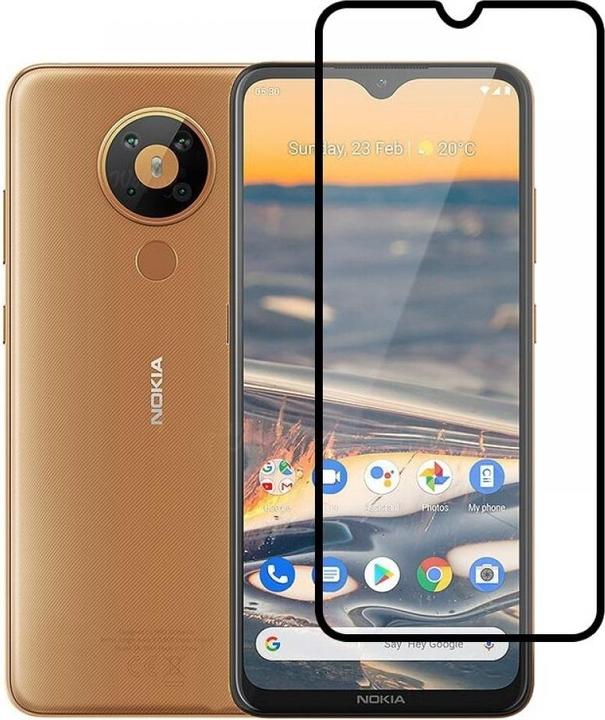 Actual product image Screenguard Nokia 5.3 Full Screen Protective Glass Film 2.5D 9H (1 pcs., Nokia 5.3)