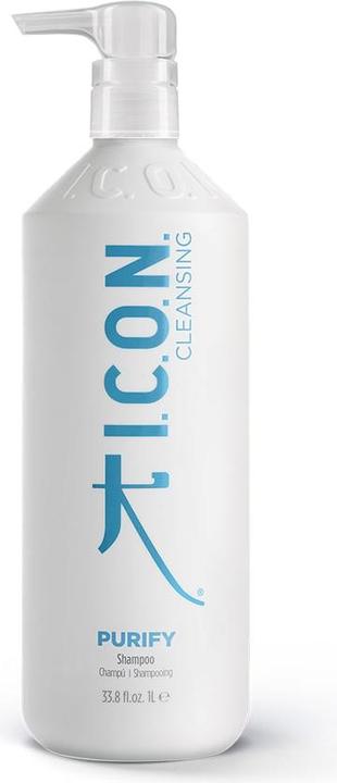 I.C.O.N. Icon Mixology Purify Deep Cleansing Shampoo (1000 ml) (1000 ml, Flüssiges Shampoo)