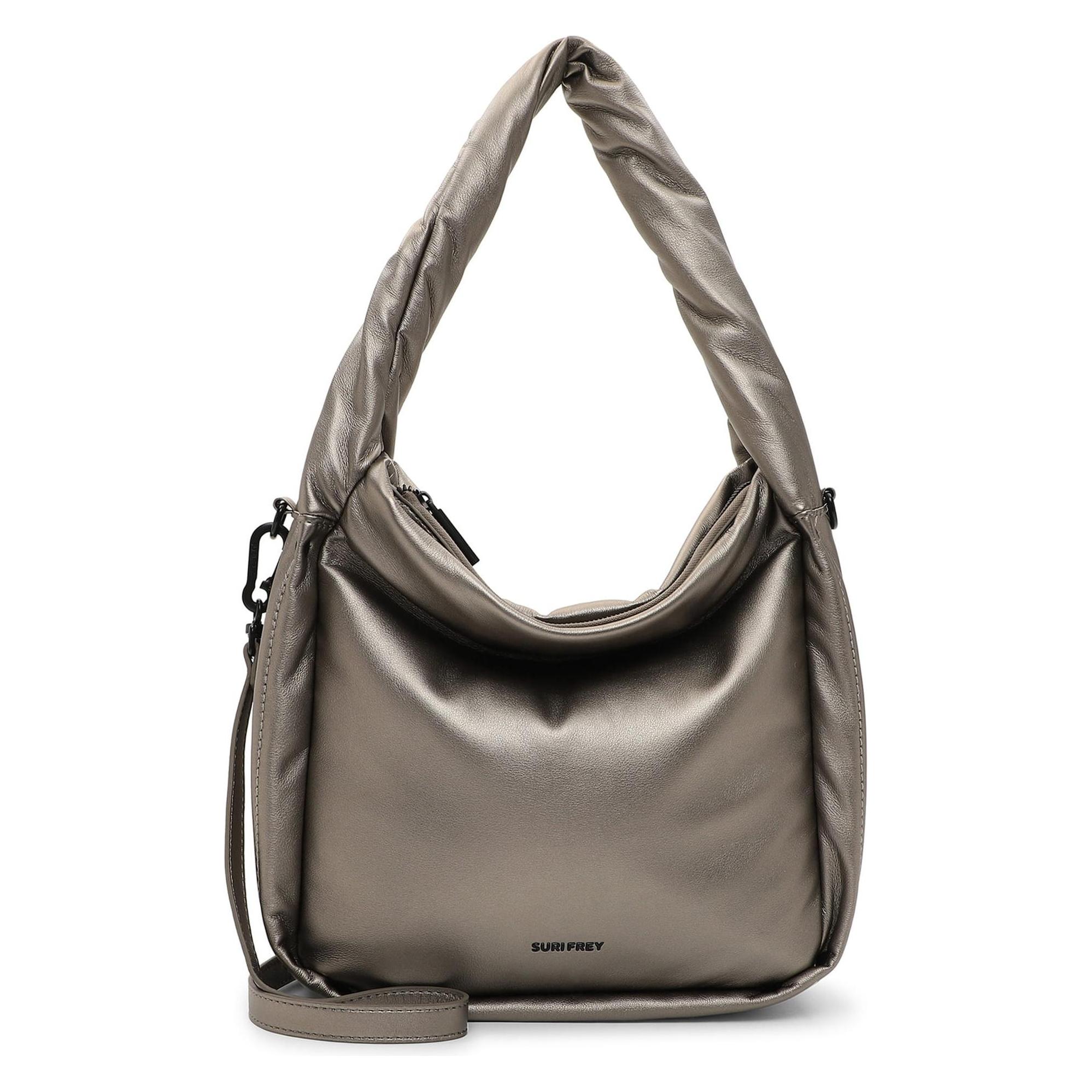 Suri Frey, Damen, Handtasche, Beutel Sfy Amy, Braun, Silber
