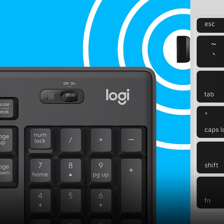 Produktbild Logitech MK295 Silent (US, Kabellos)