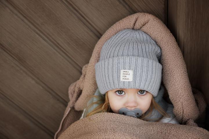 Actual product image Elodie Beanie woolly hat Small People Sunrise