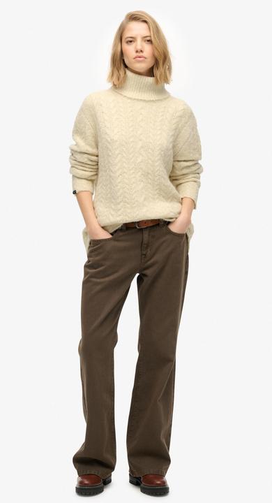 Produktbild Superdry Damen Pullover aus strukturiertem Material mit Rollkragen (M)