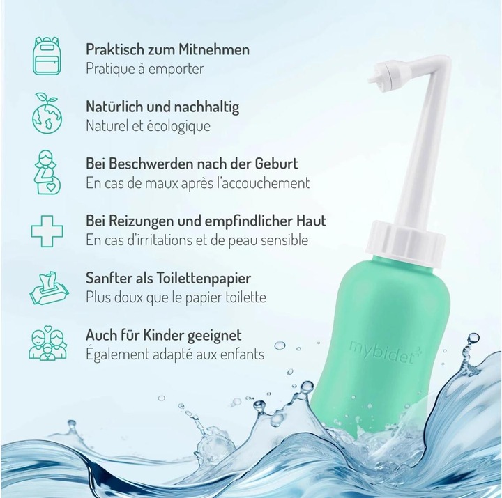 Image du produit Mybidet Douche pour les fesses, douche intime (300 ml, Douche intime)