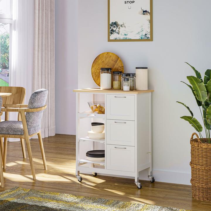 Actual product image Homcom Kitchen trolley