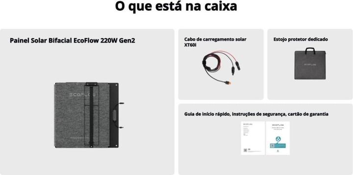 Actual product image EcoFlow NextGen solar panel (220 W, 7 kg)