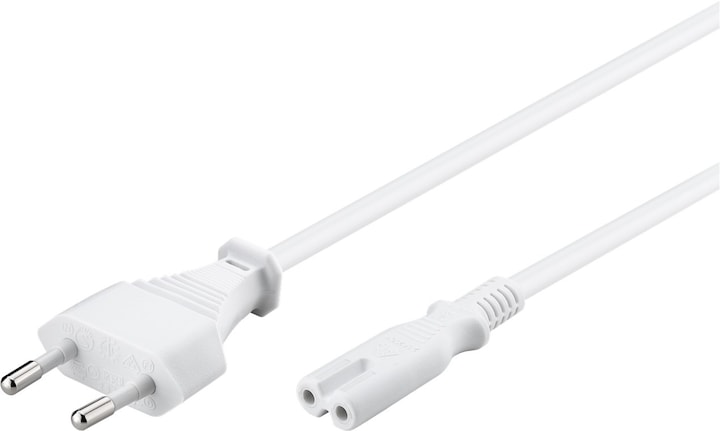 Actual product image Goobay Euro connection cable, 1.5 m, white (1.50 m)