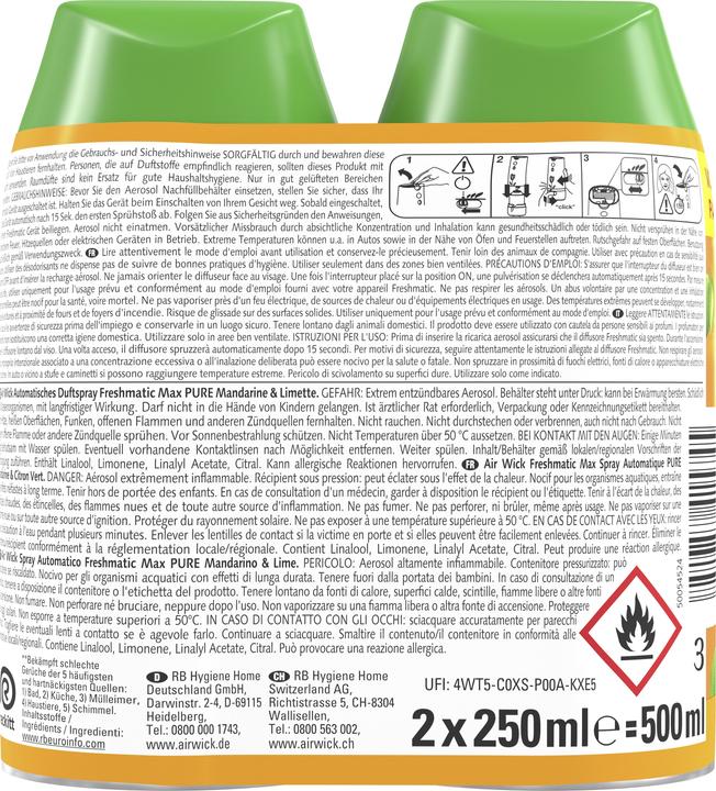 Produktbild Air Wick Nachfüllung Freshmatic