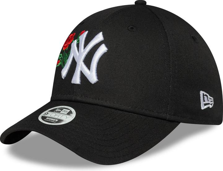 Produktbild New Era 9Forty Damen Cap - Roses New York Yankees Schwarz