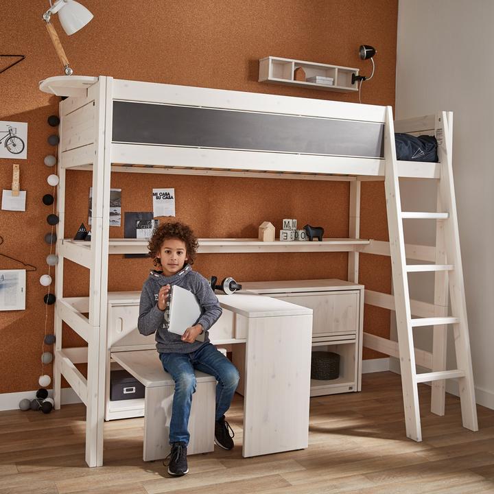 Image du produit Lifetime Kidsrooms Chambre d'enfant HILBERT, Play and Store,, avec sommier à lattes à roulettes (90 x 200 cm)