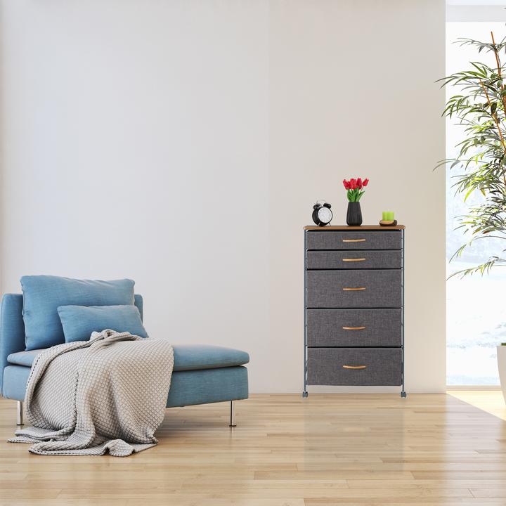Immagine prodotto Relaxdays Cassettiera con ruote (58 x 30 x 96,5 cm)